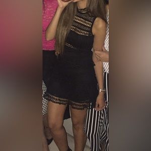 Lulus Black Lace Dress